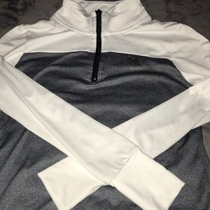 LS lightweight Poly 1/4 Zip Track Shirt VS PINK